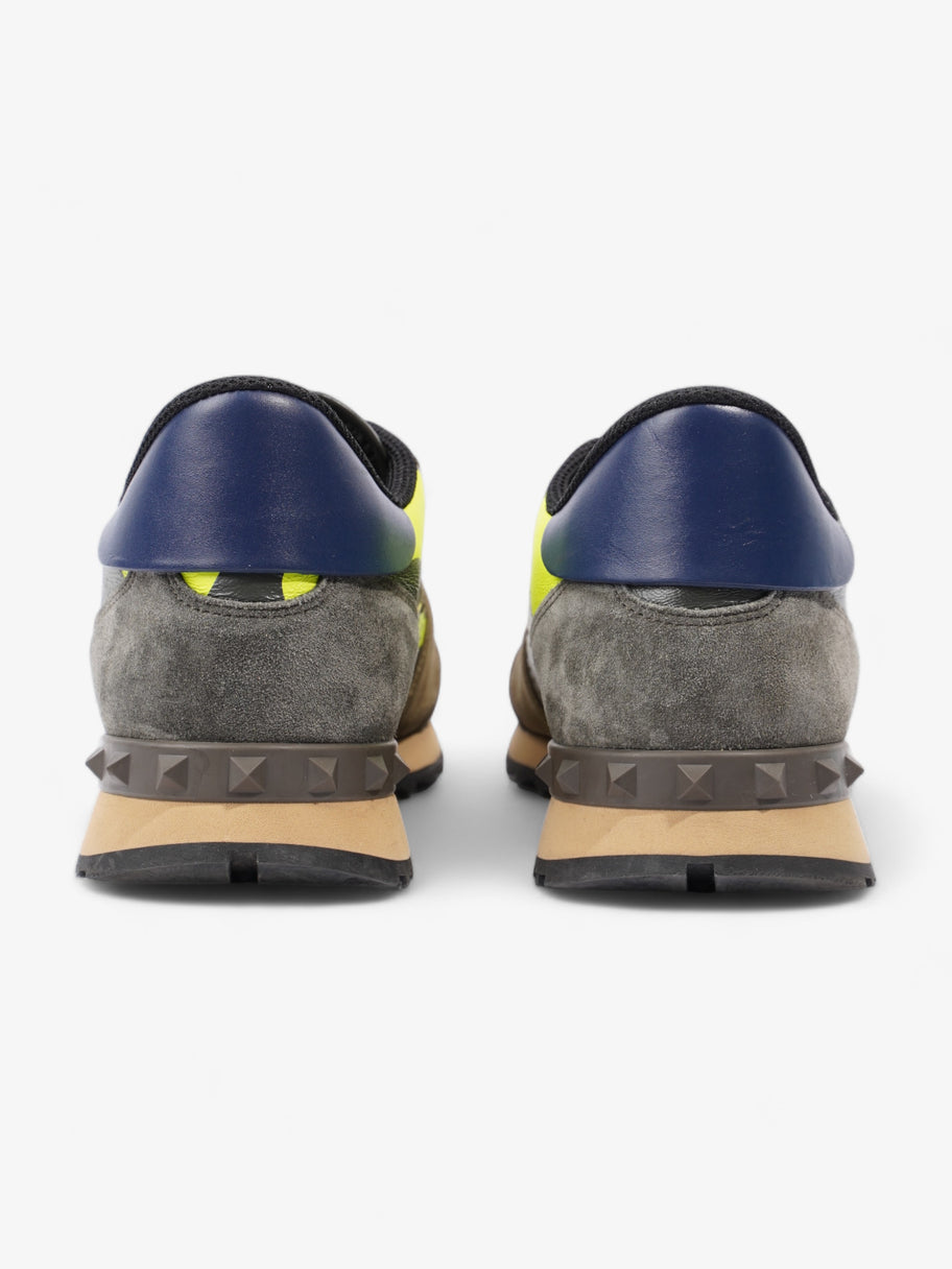 Rockrunner Sneakers Khaki / Yellow / Navy Suede EU 41 UK 7 Image 6