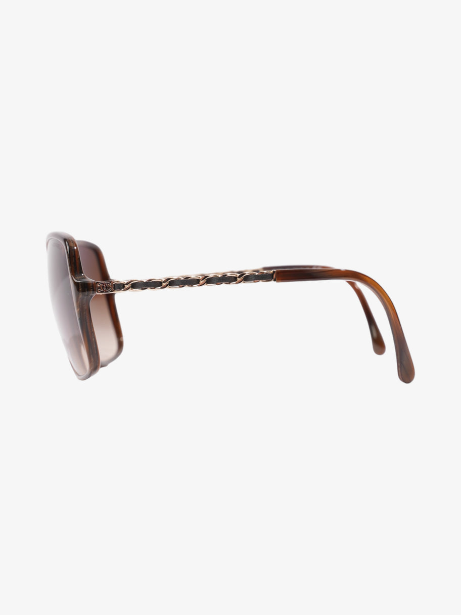 Chanel Square Sunglasses Brown  Acetate 135mm Image 2