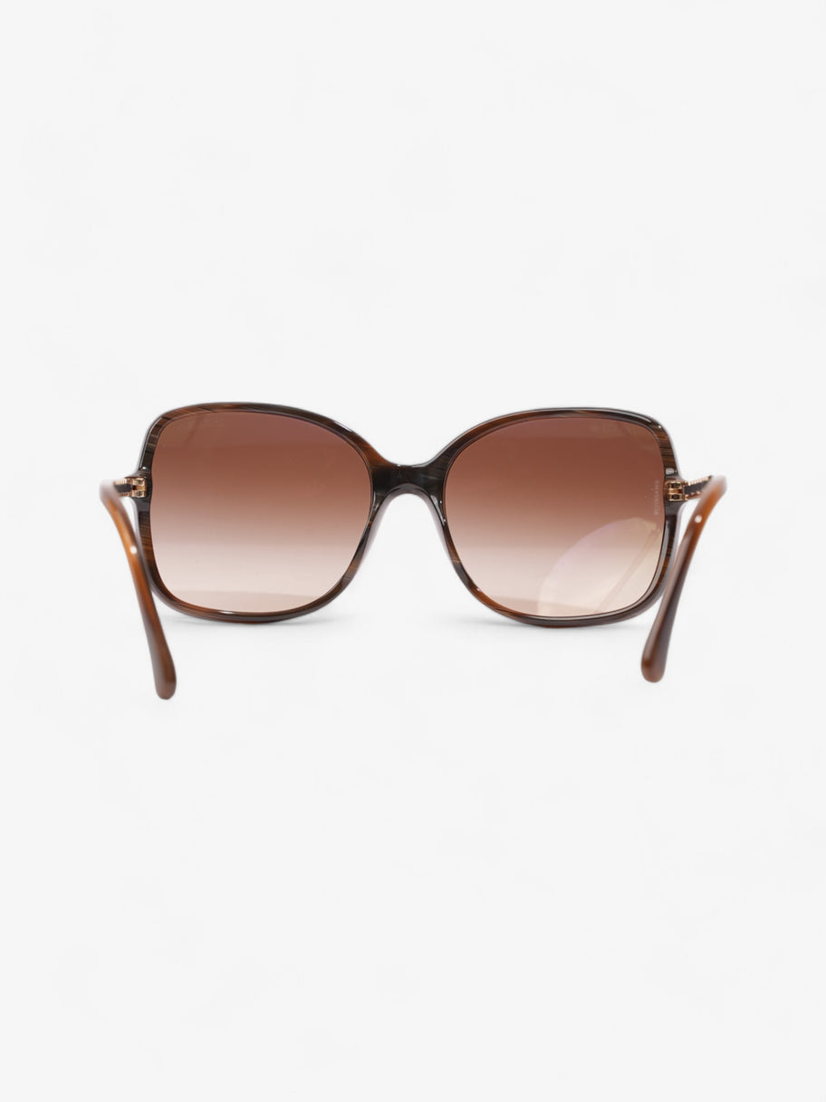 Chanel Square Sunglasses Brown  Acetate 135mm Image 3