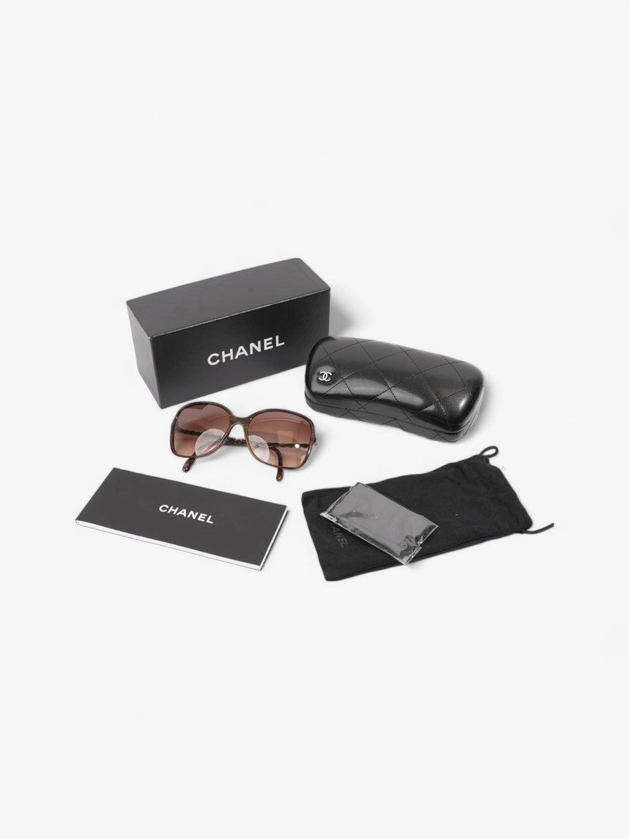 Chanel Square Sunglasses Brown  Acetate 135mm Image 6