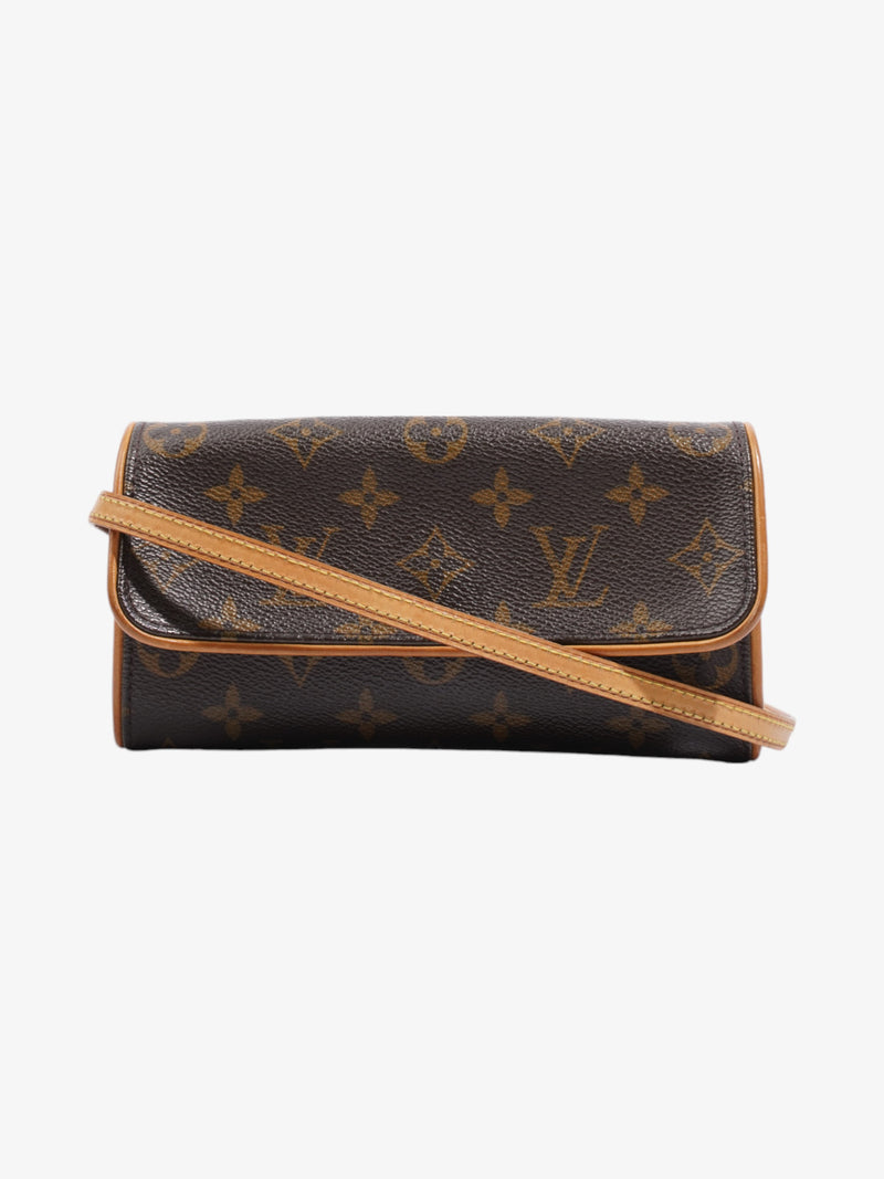  Louis Vuitton Pochette Twin Monogram Coated Canvas PM