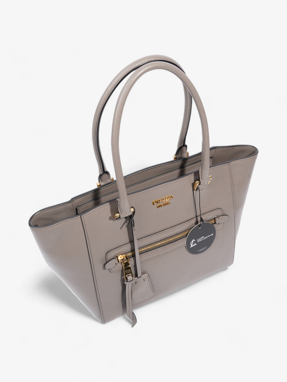 Prada 2Way Grey Leather Image 8