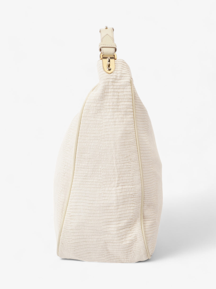 Mulberry Evelina Hobo Cream Embossed Leather Image 3