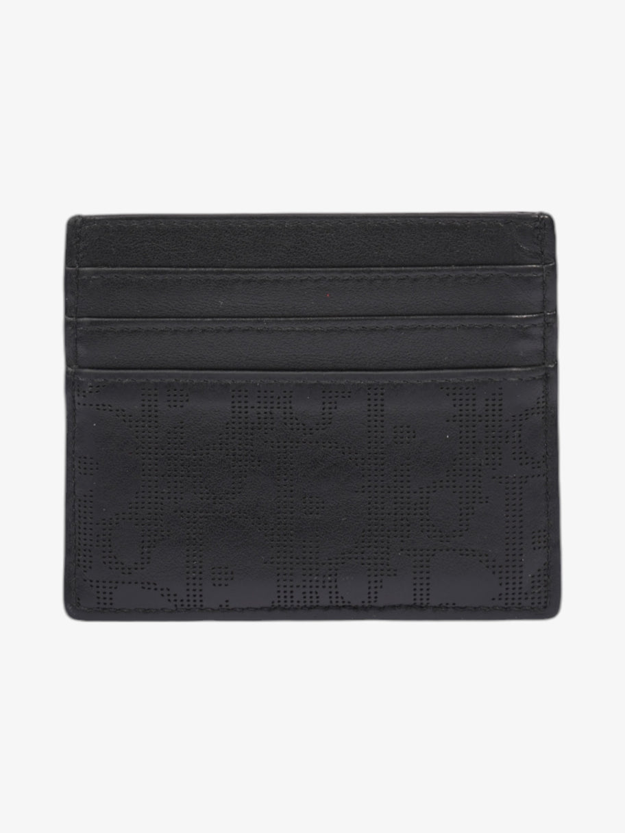 Christian Dior Oblique Galaxy Card Holder Black Leather Image 2