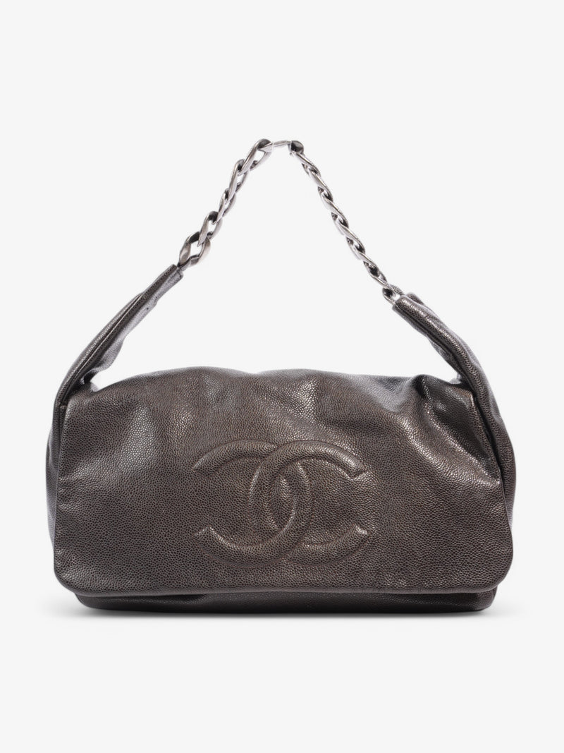  Chanel CC Flap Shoulder Bag Brown Leather