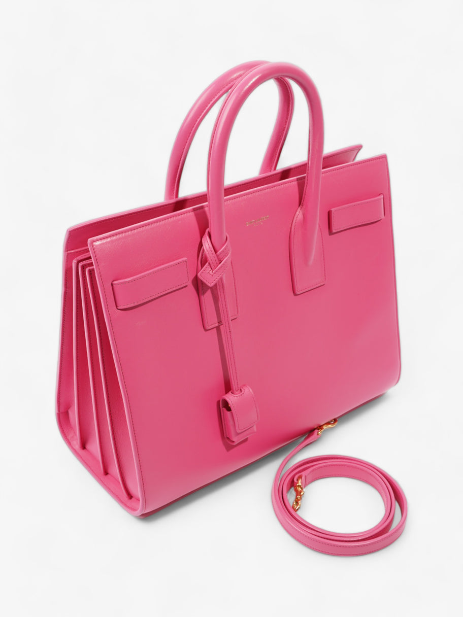 Saint Laurent Sac De Jour Pink Leather Small Image 7