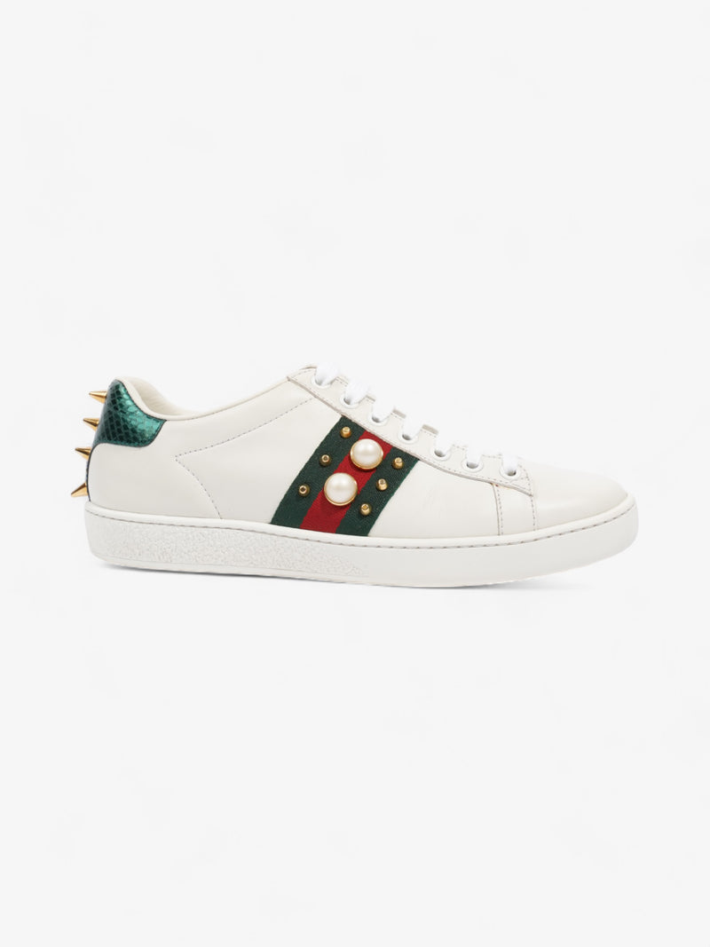  Gucci Ace Sneakers White / Red / Green Leather EU 36 UK 3