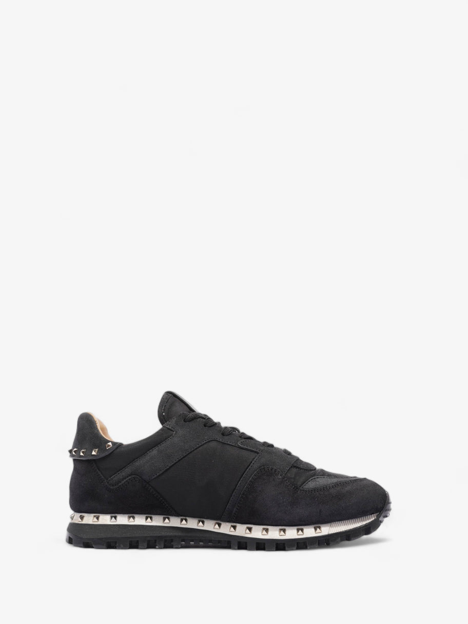 Rockstud Sneakers Black Suede EU 40.5 UK 7.5 Image 4