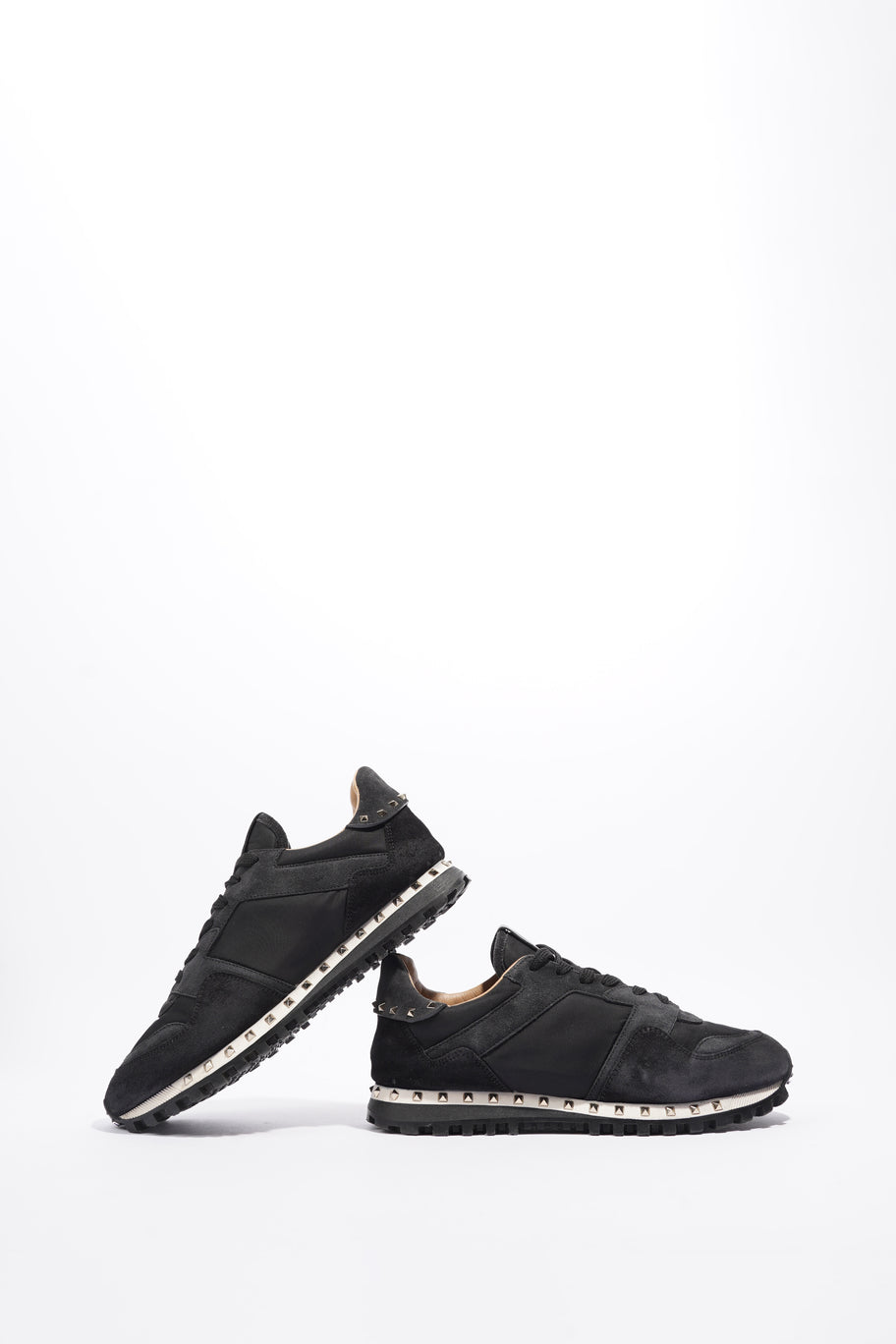 Rockstud Sneakers Black Suede EU 40.5 UK 7.5 Image 8