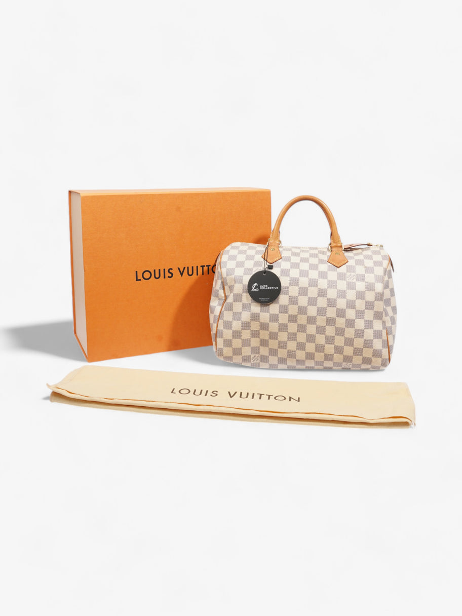 Louis Vuitton Speedy Damier Azur Coated Canvas 30 Image 12