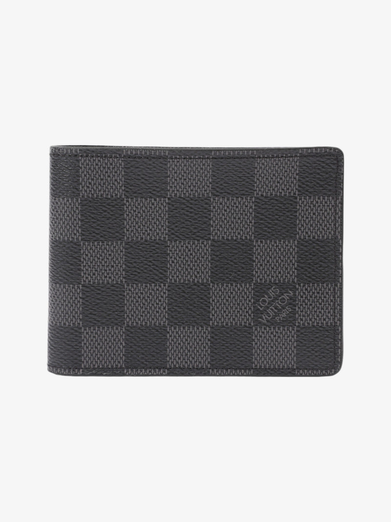  Louis Vuitton Slender Wallet Damier Graphite Coated Canvas NM