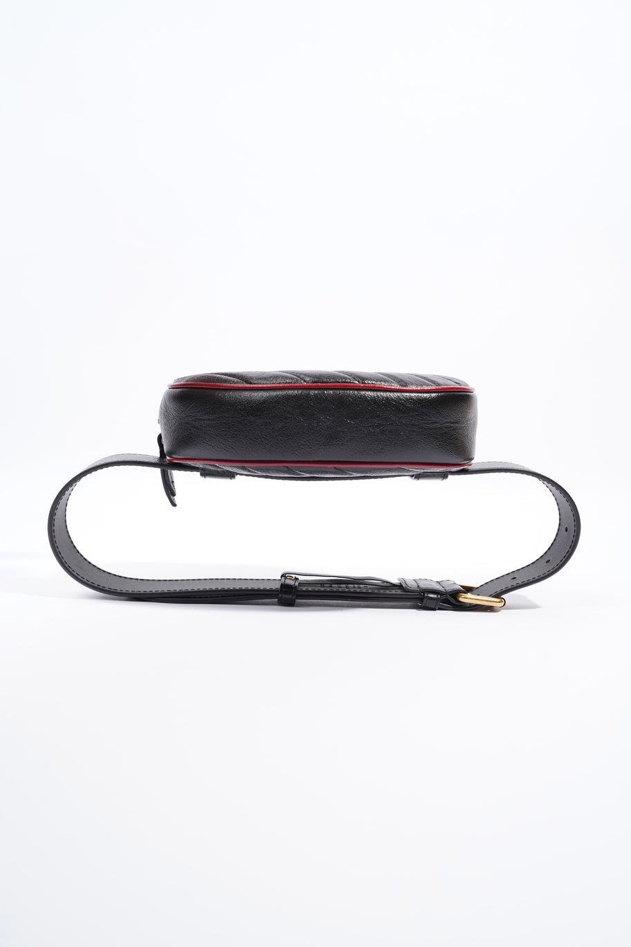 Marmont Belt Bag Black / Red Leather 75cm 30