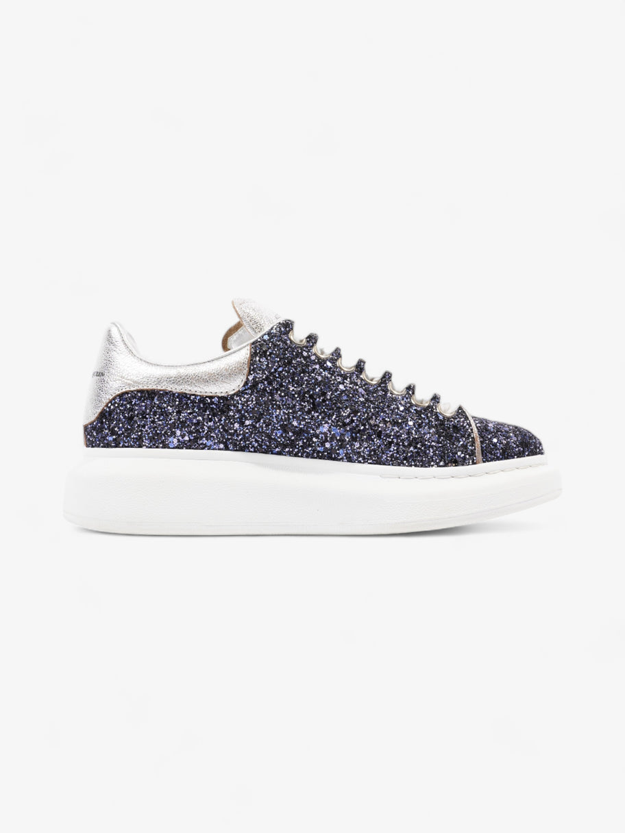 Alexander McQueen Oversized Sneakers Midnight Blue / Silver Glitter EU 39 UK 6 Image 4