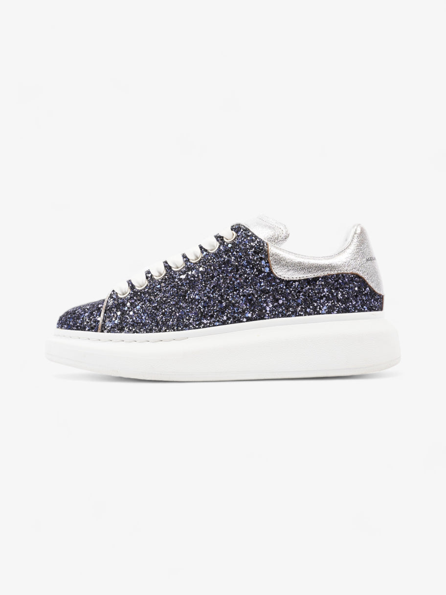 Alexander McQueen Oversized Sneakers Midnight Blue / Silver Glitter EU 39 UK 6 Image 5