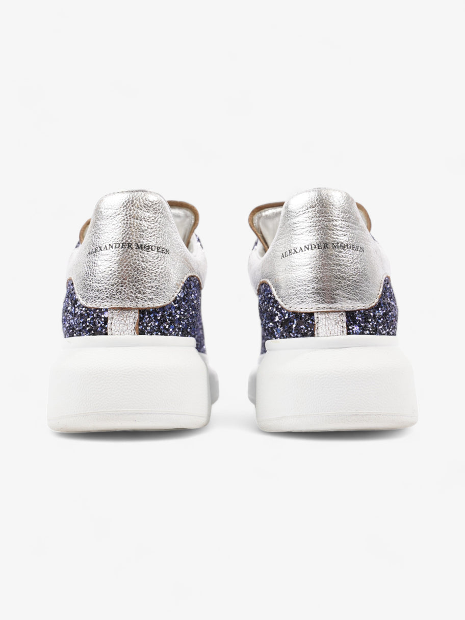 Alexander McQueen Oversized Sneakers Midnight Blue / Silver Glitter EU 39 UK 6 Image 6