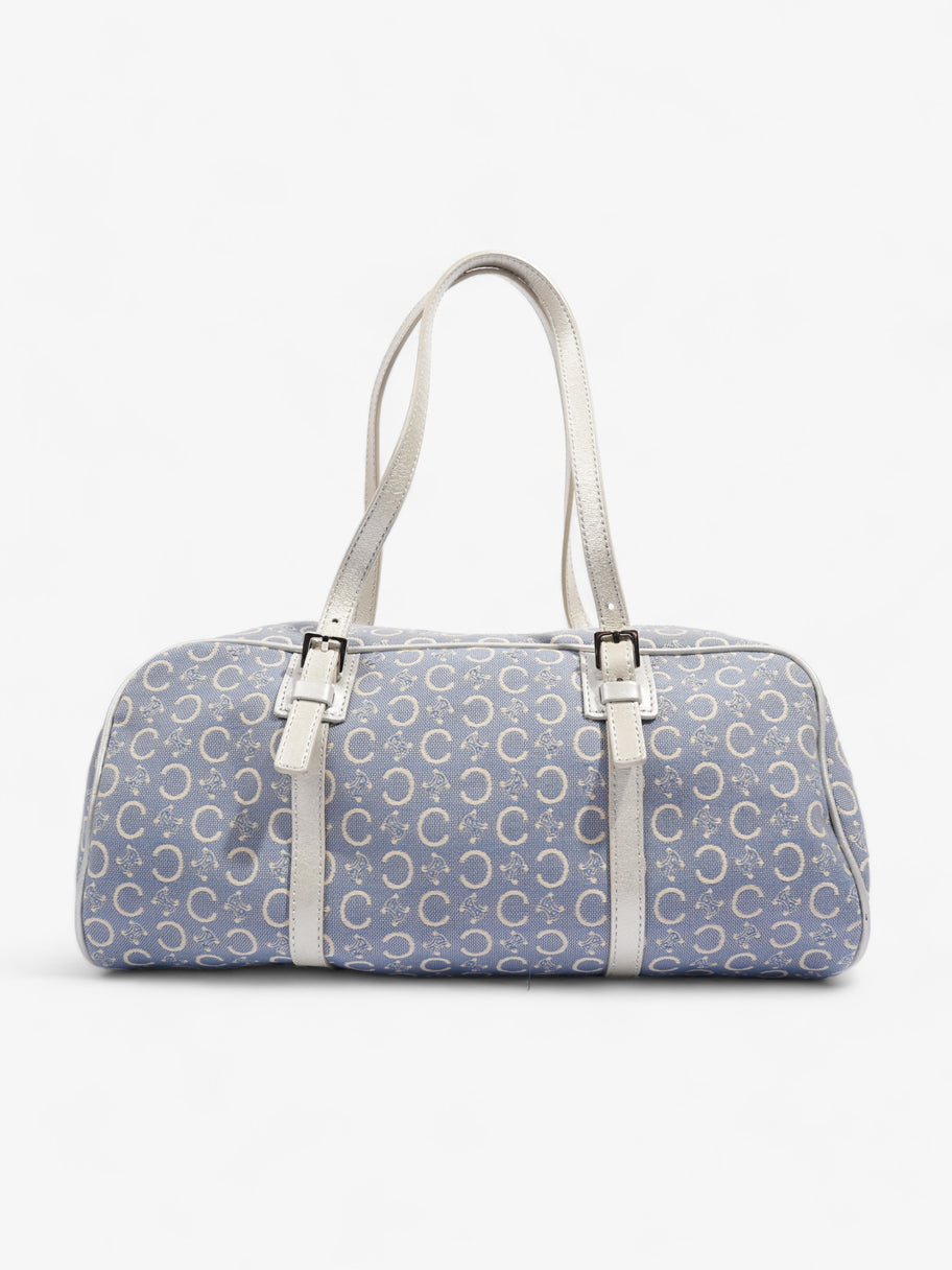 Celine Macadam Boston Blue / Silver Canvas Image 1