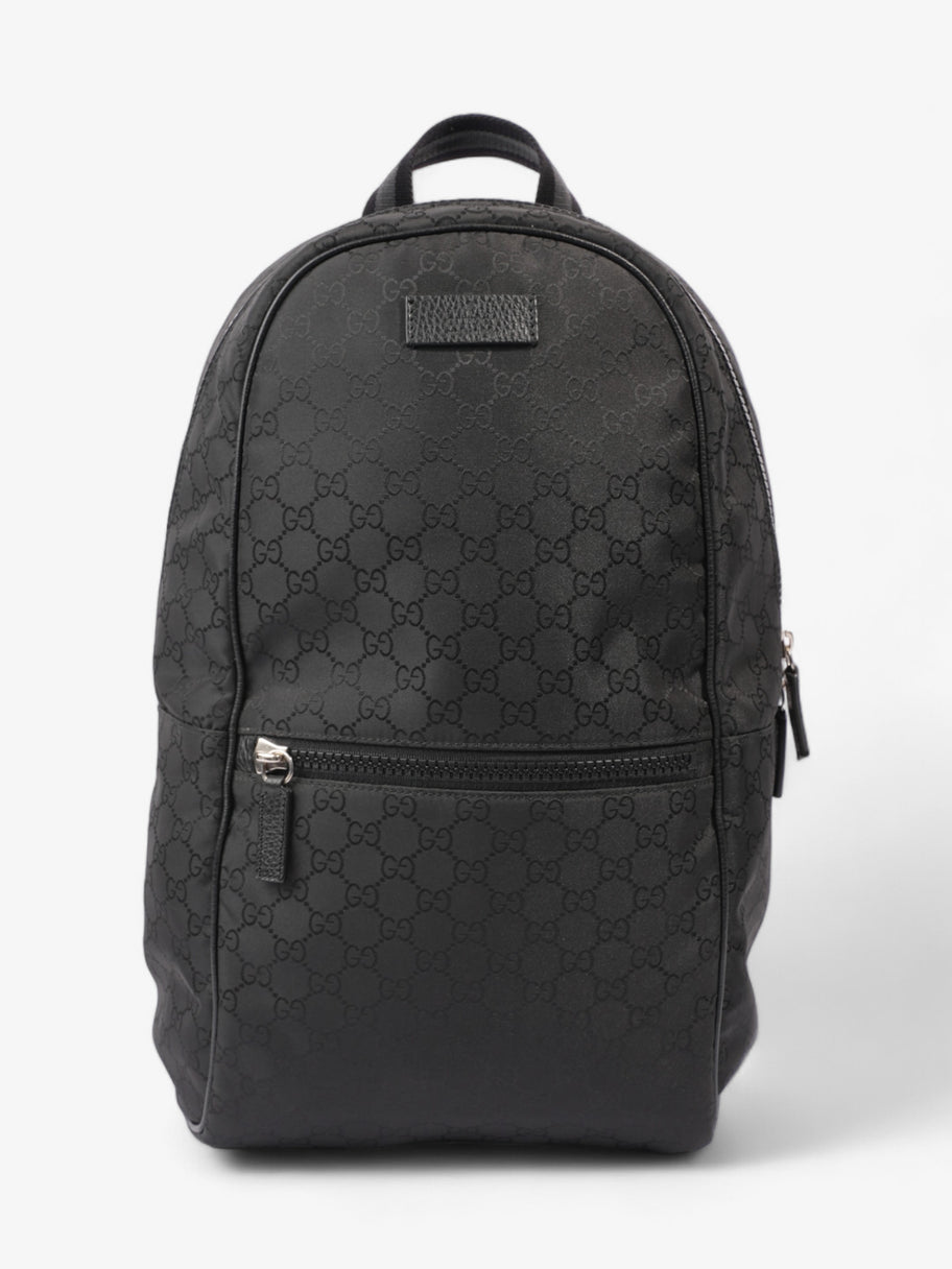 Gucci Double Zip Backpack  GG Supreme Nylon Image 1