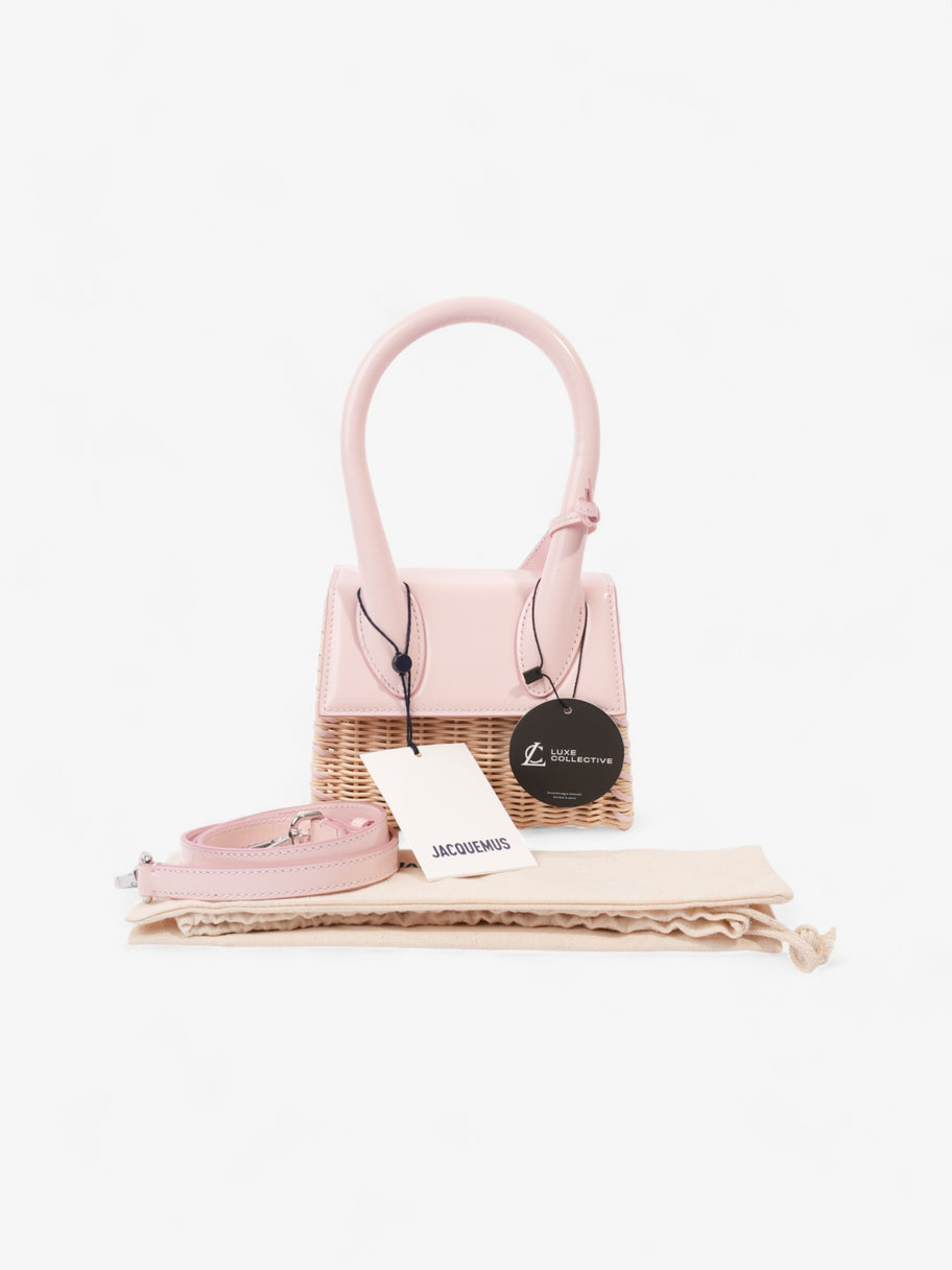 Jacquemus Le Chiquito Moyen Osier Pale Pink Patent Leather Image 10