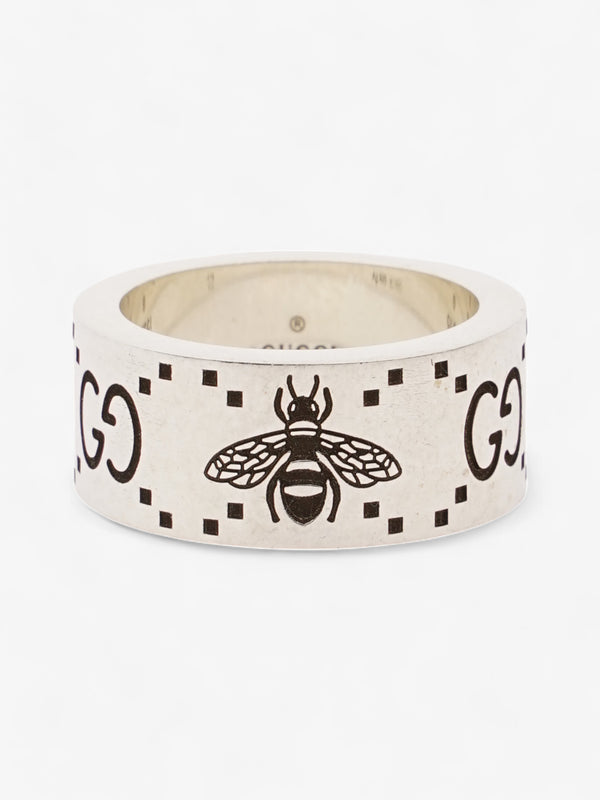 Gucci GG Signature Bee Ring Silver Silver Sterling 12 (52mm)