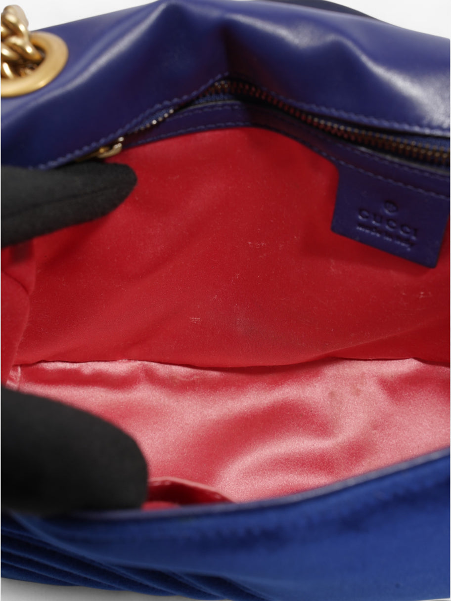 Gucci GG Marmont Royal Blue Velvet Large Image 10