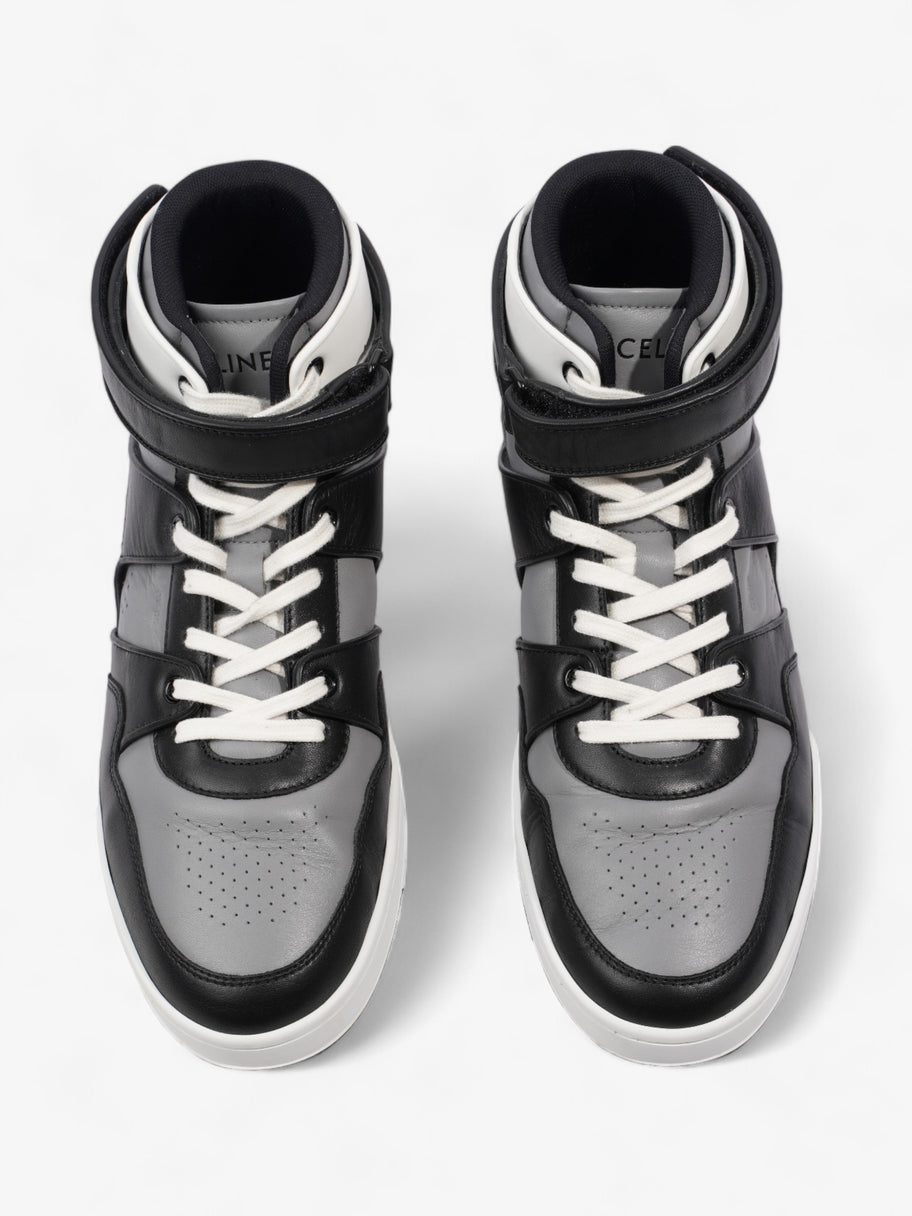 Celine Logo High Top Black / Grey / White Leather EU 44 UK 10 Image 8