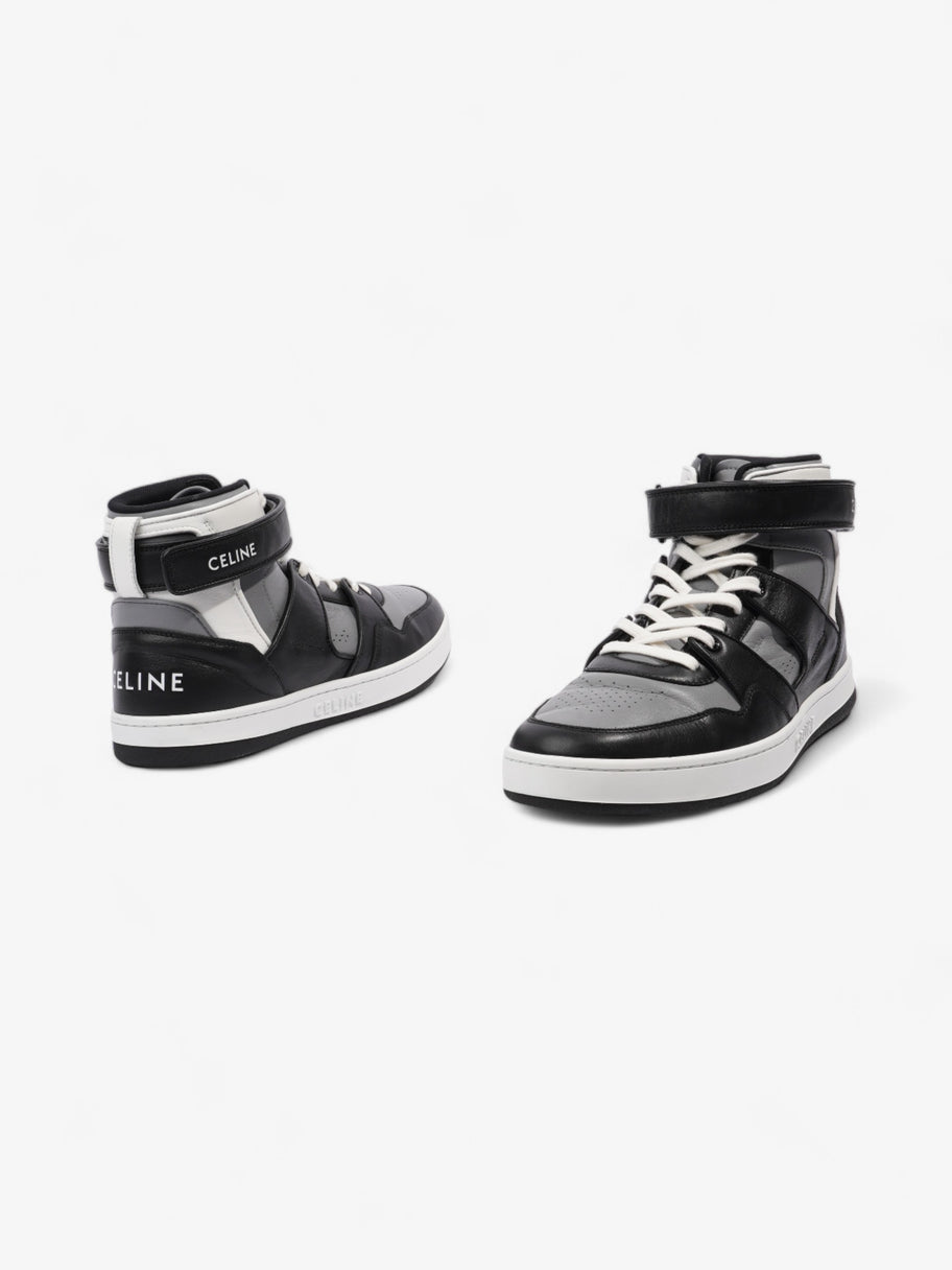 Celine Logo High Top Black / Grey / White Leather EU 44 UK 10 Image 9