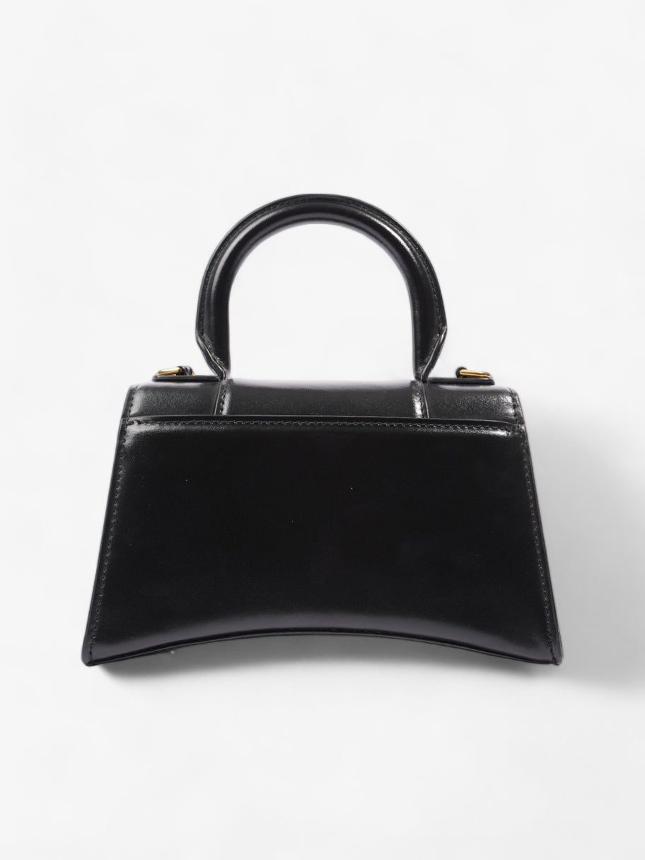 Balenciaga XS Hourglass Black Calfskin Leather Image 4