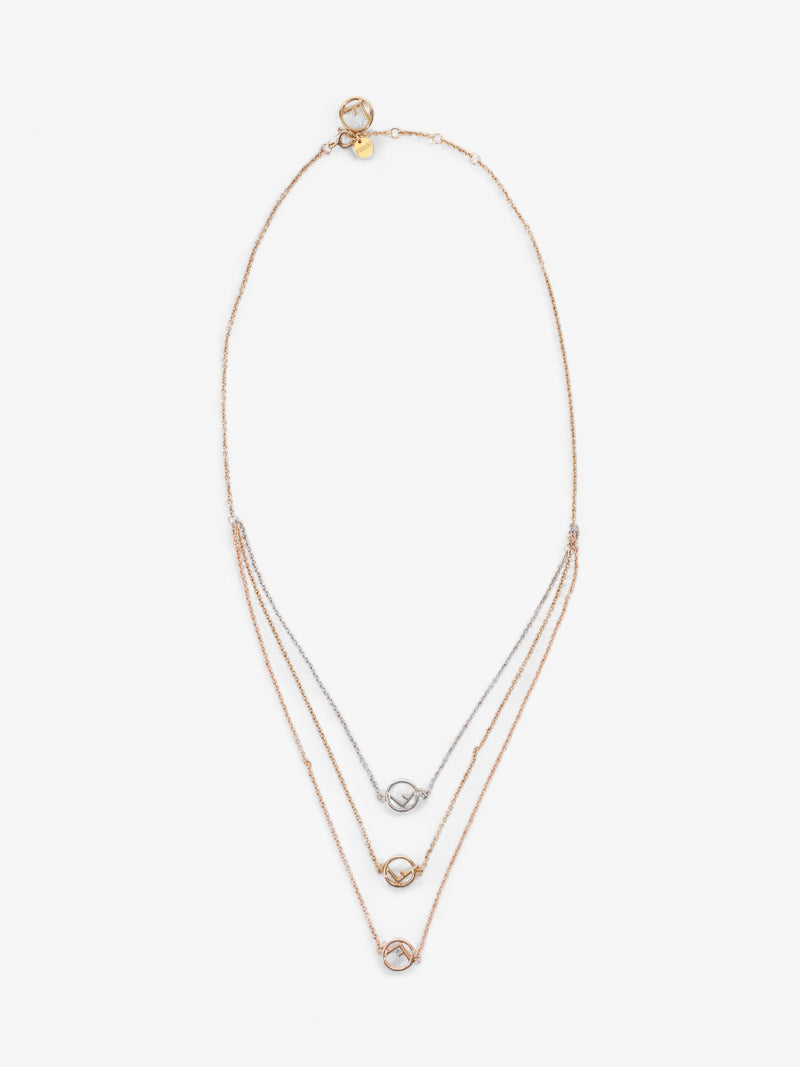  Fendi F is Fendi Necklace Gold / Silver / Rose Gold Base Metal