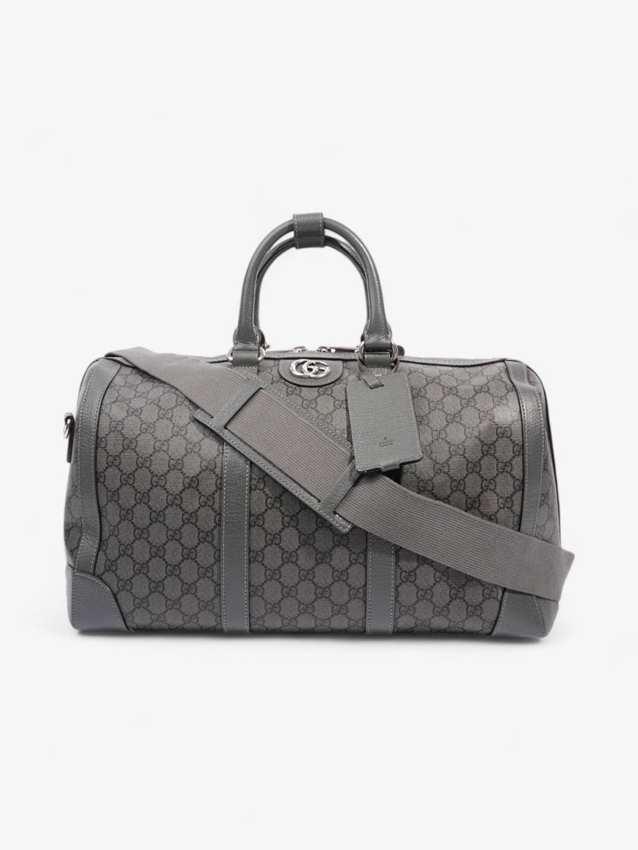 Gucci Ophidia Duffle Bag GG Supreme / Grey Coated Canvas Image 1