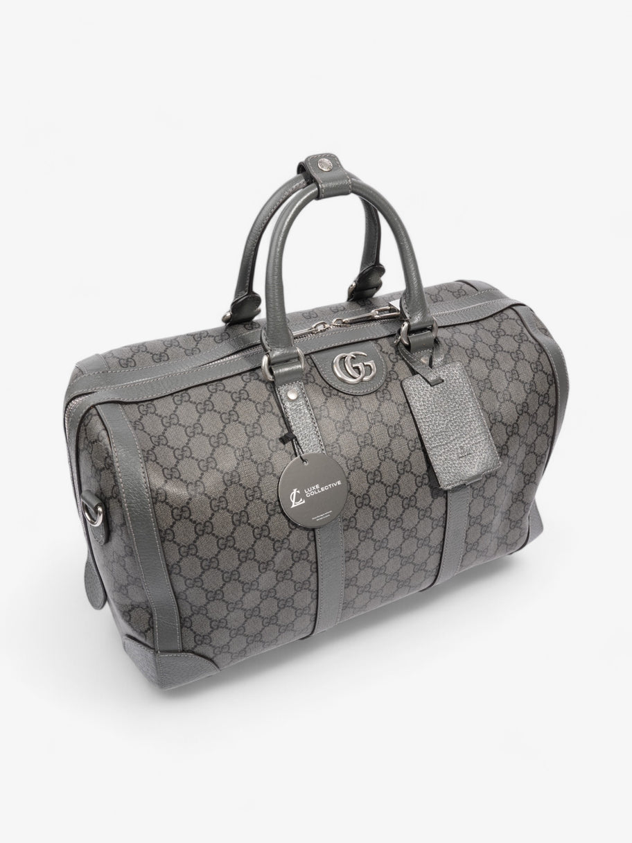 Gucci Ophidia Duffle Bag GG Supreme / Grey Coated Canvas Image 10