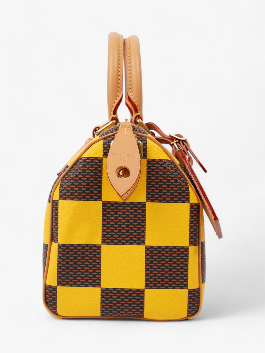 Speedy Bandoulière Damier Pop / Yellow Coated Canvas 25 Image 5