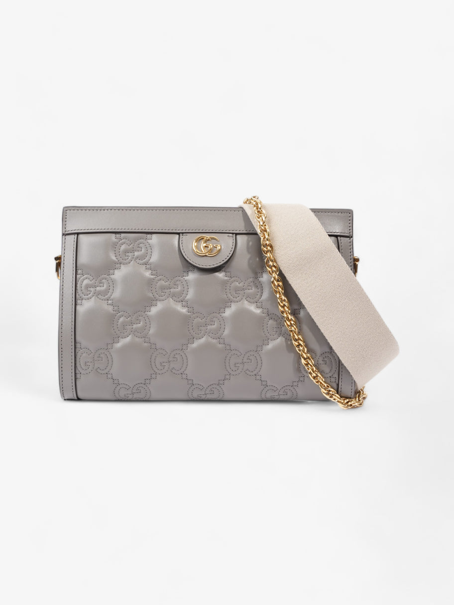 Gucci GG Matelassé Grey Matelasse Leather Small Image 1