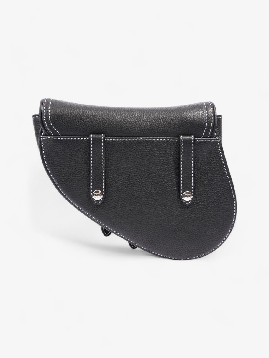 Saddle Belt Bag Black Calfskin Leather Image 4