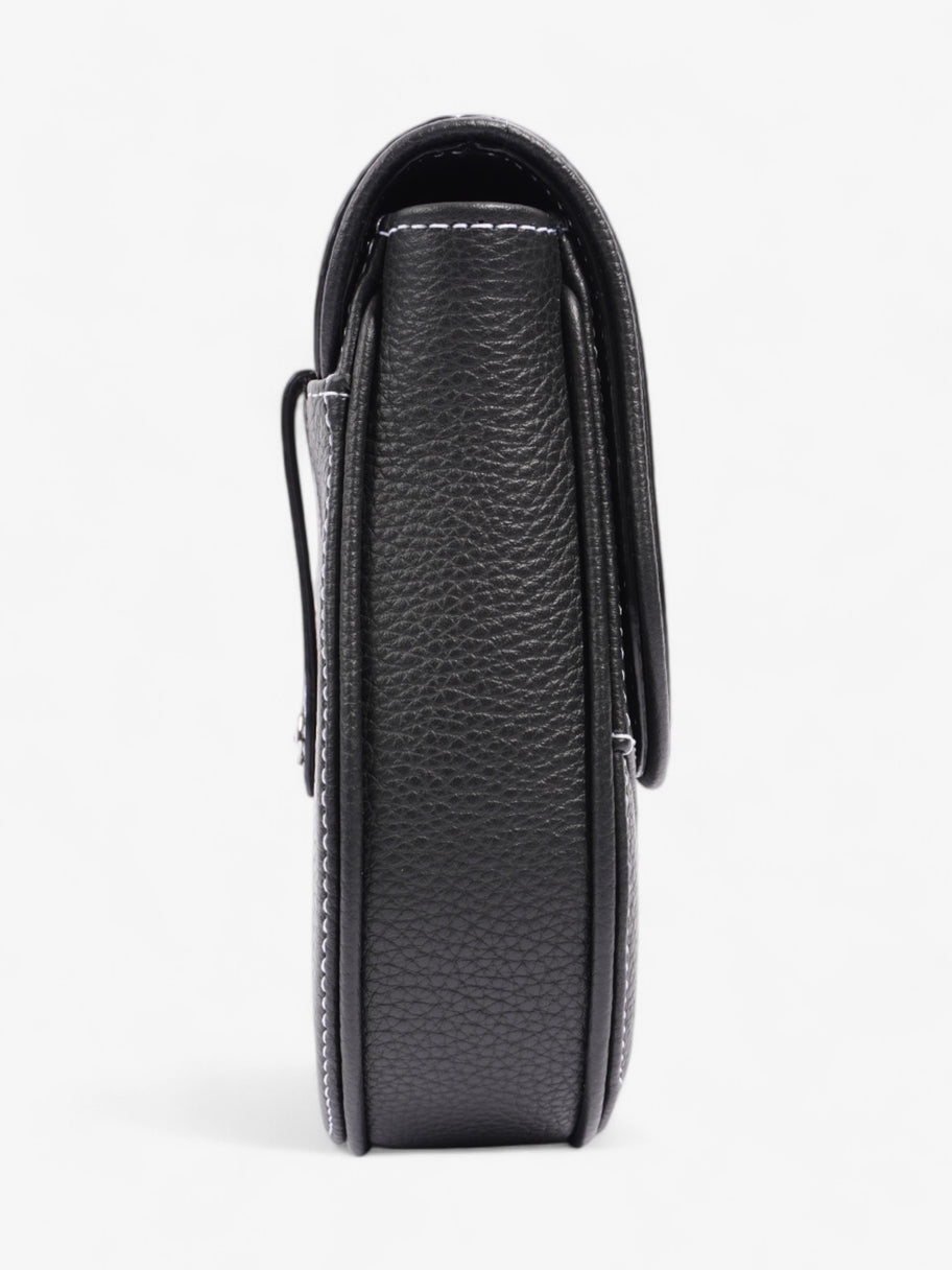 Saddle Belt Bag Black Calfskin Leather Image 5