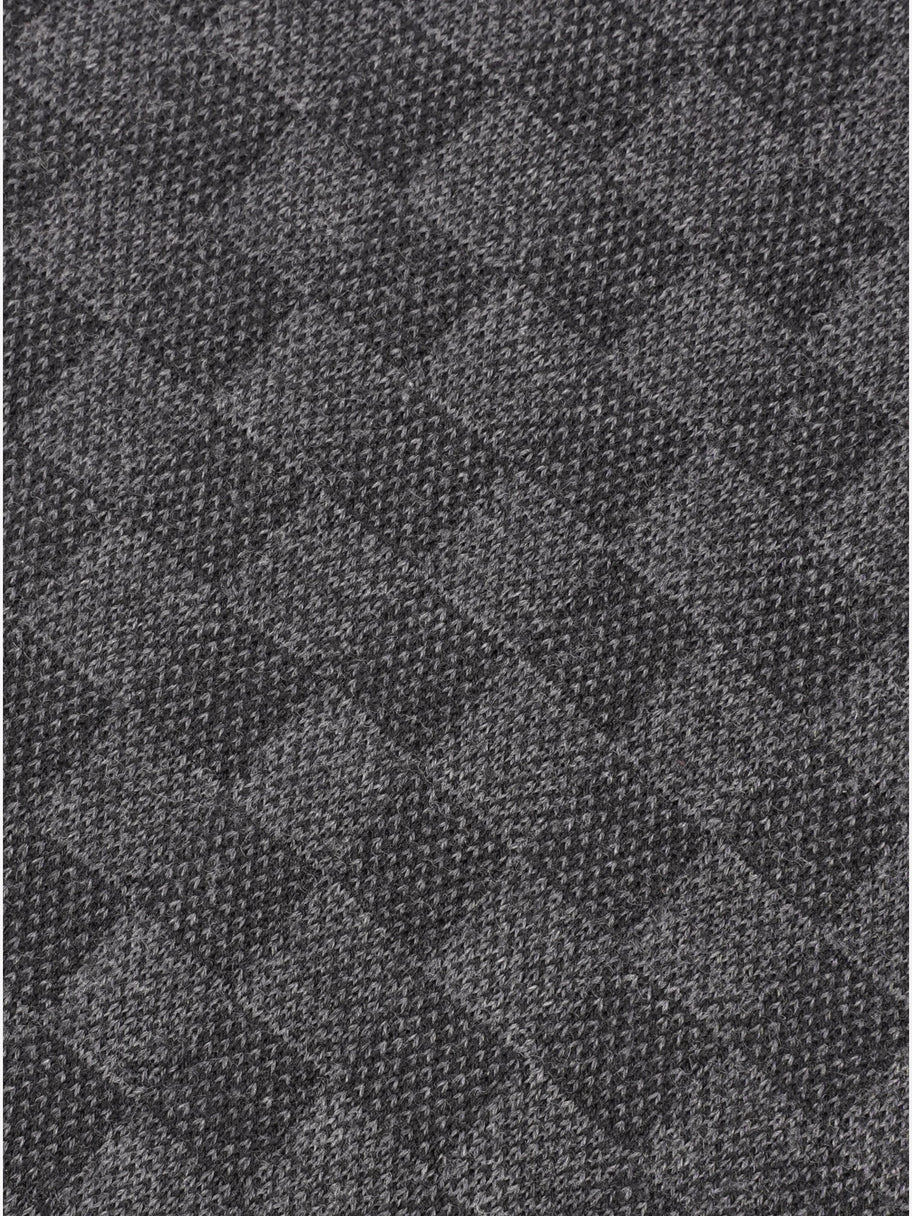 Louis Vuitton Damier Scarf Damier Graphite Wool Image 3