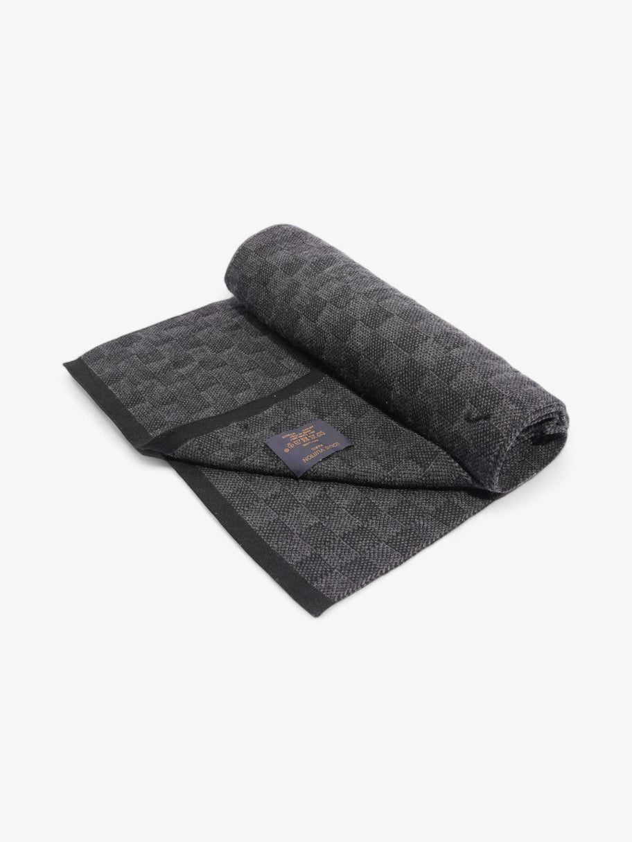 Louis Vuitton Damier Scarf Damier Graphite Wool Image 5