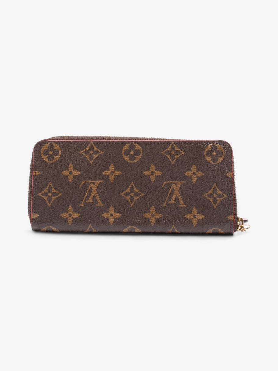 Louis Vuitton Clemence Flower Charm Wallet Monogram Coated Canvas Image 2