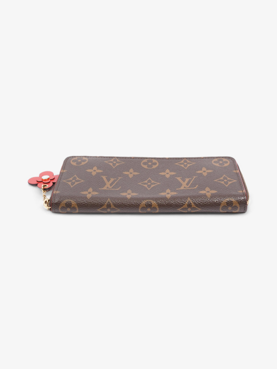 Louis Vuitton Clemence Flower Charm Wallet Monogram Coated Canvas Image 5