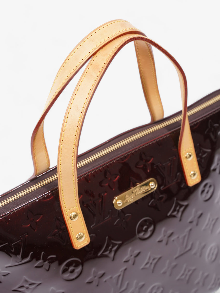 Louis Vuitton Amarante Bellevue PM Monogram Vernis Patent Leather Image 8