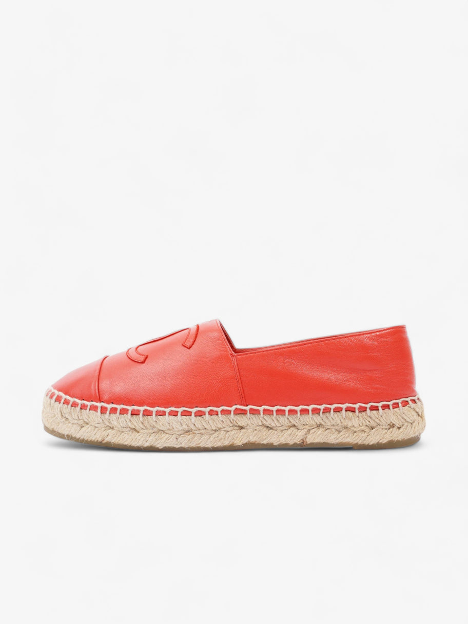 CC Espadrilles Red Leather EU 37 UK 4 Image 5