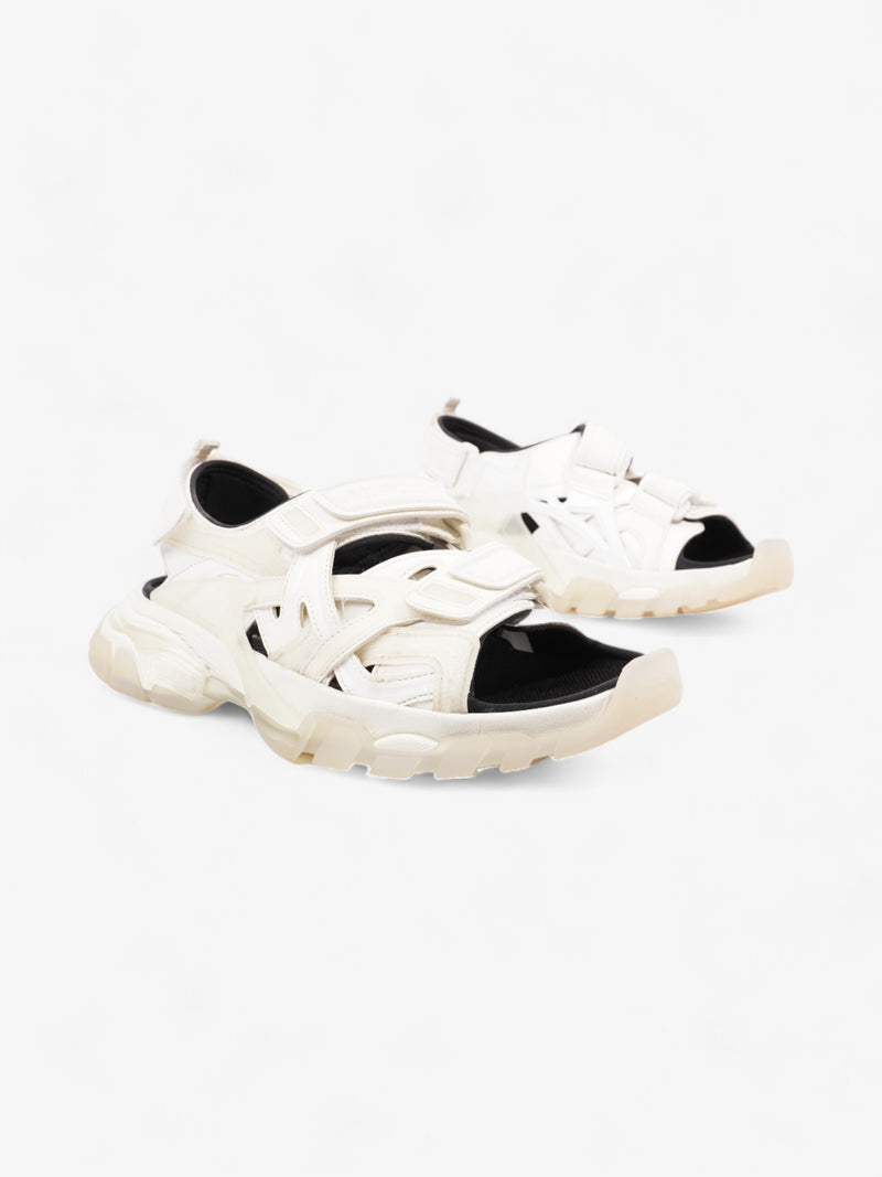  Balenciaga Track Sandal White Leather EU 39 UK 6