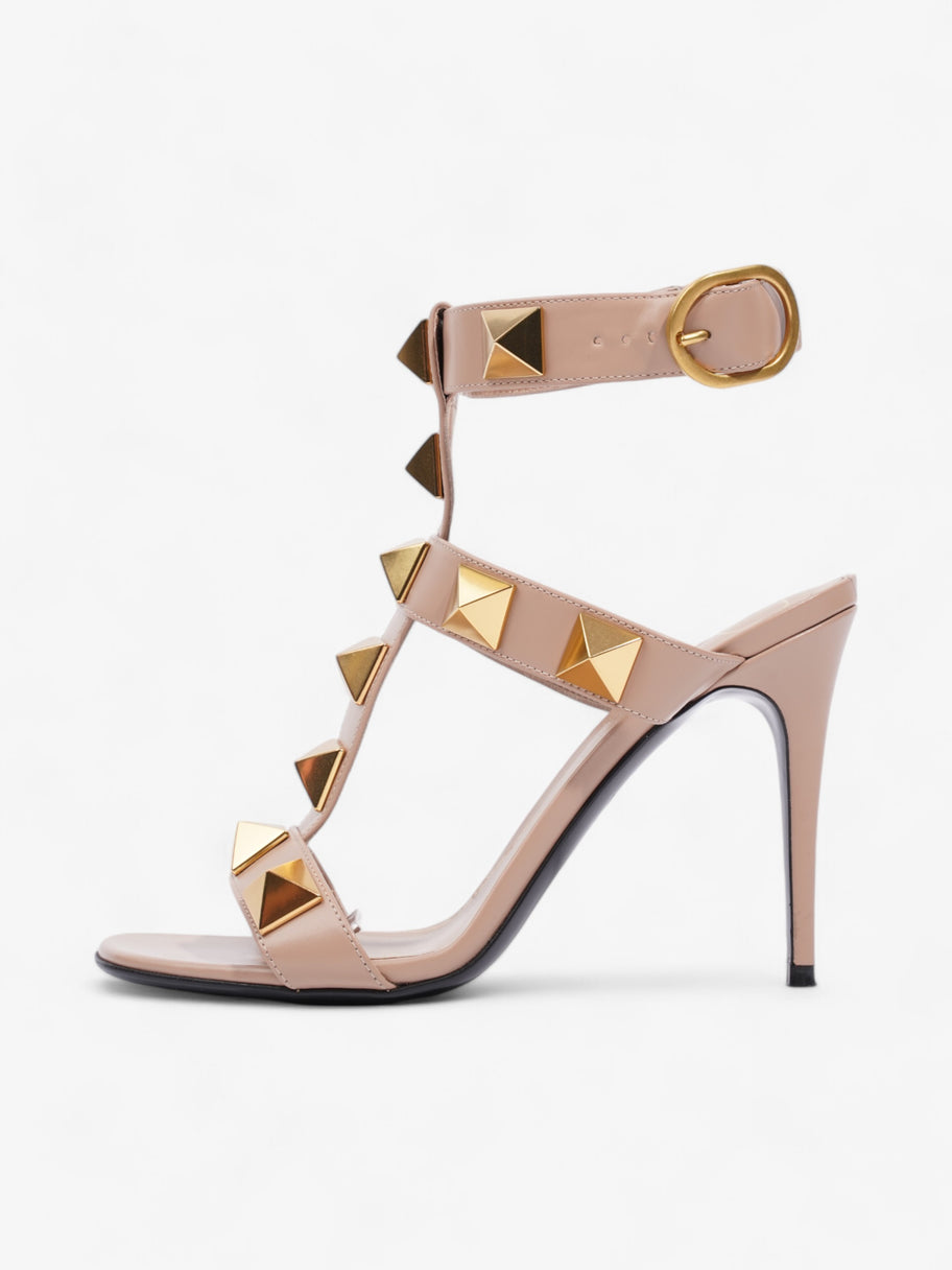 Valentino Rockstud Heels 90 Nude / Gold Leather EU 37 UK 4 Image 5