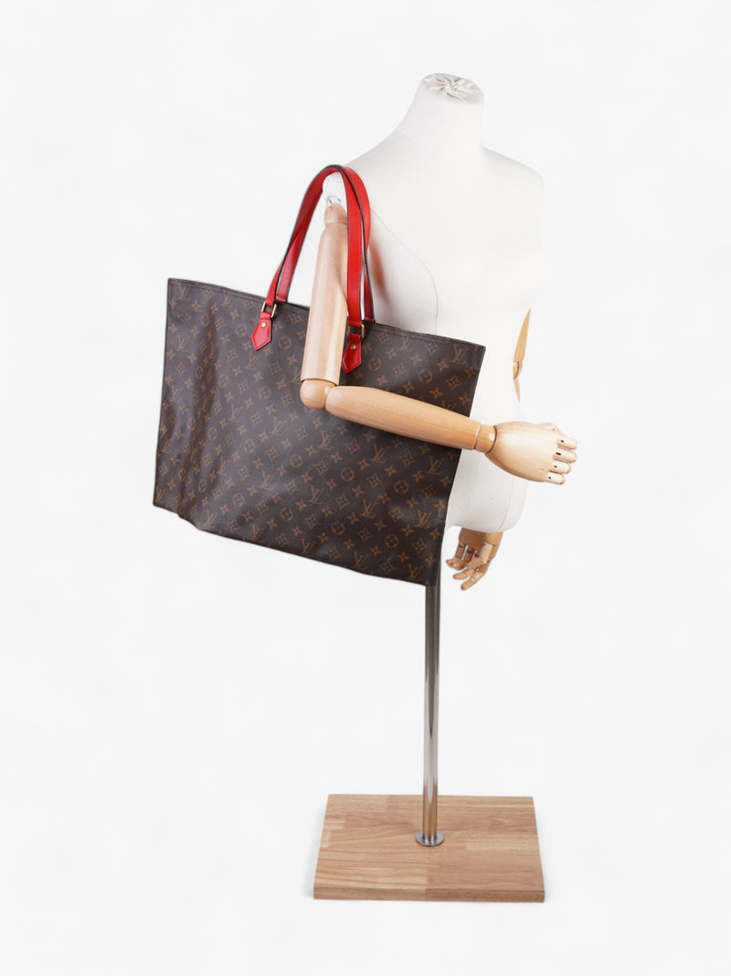  Louis Vuitton All-In Tote Monogram / Red Coated Canvas MM