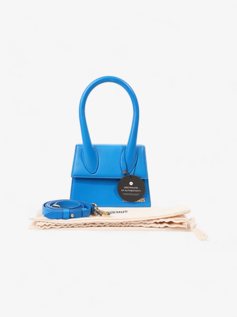 Jacquemus Le Chiquito Moyen Blue Leather Image 10