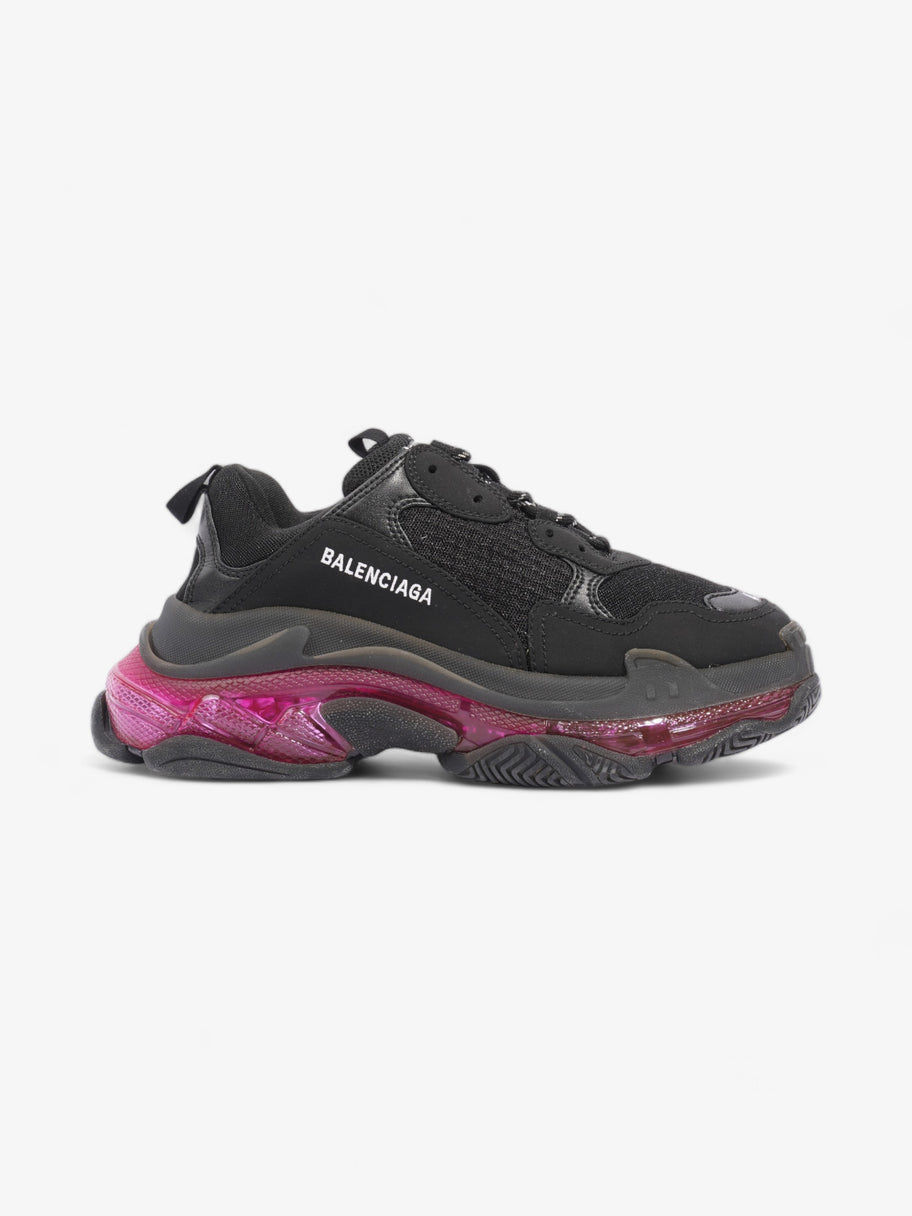 Balenciaga Triple S Black / Purple Clear Sole Mesh EU 41 UK 7 Image 1