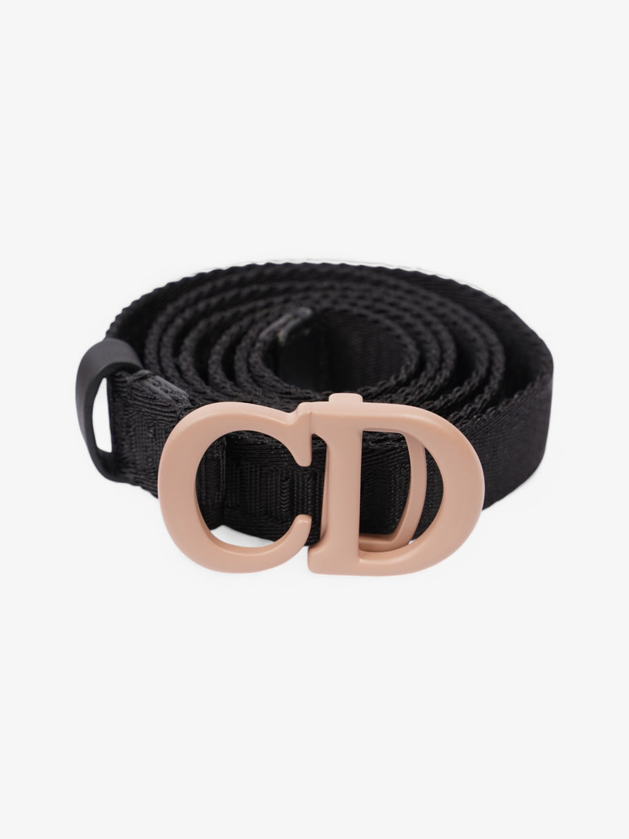 Christian Dior Saddle Belt Bag Rose Pink / Black Calfskin Leather Image 9