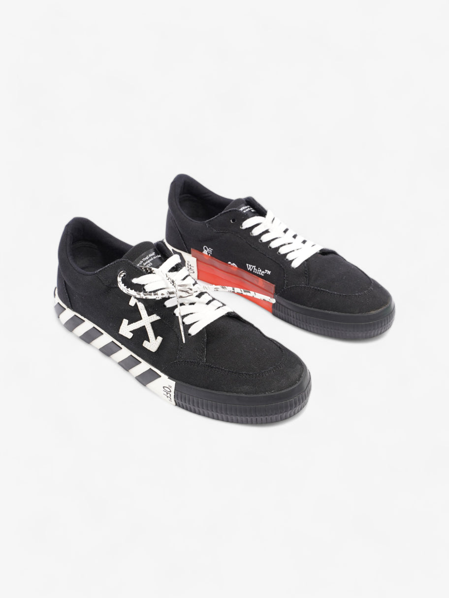 Off White Low Vulcanized Black / White Canvas EU 44 UK 10 Image 2