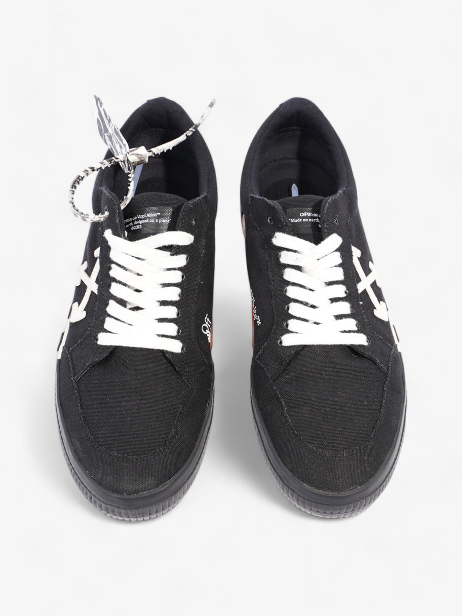 Off White Low Vulcanized Black / White Canvas EU 44 UK 10 Image 8