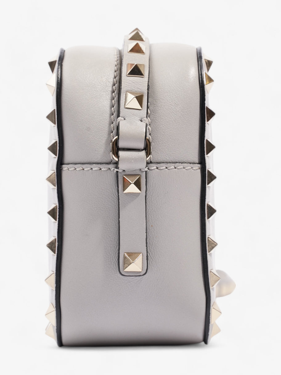 Valentino Rockstud Camera Bag Grey Leather Image 3