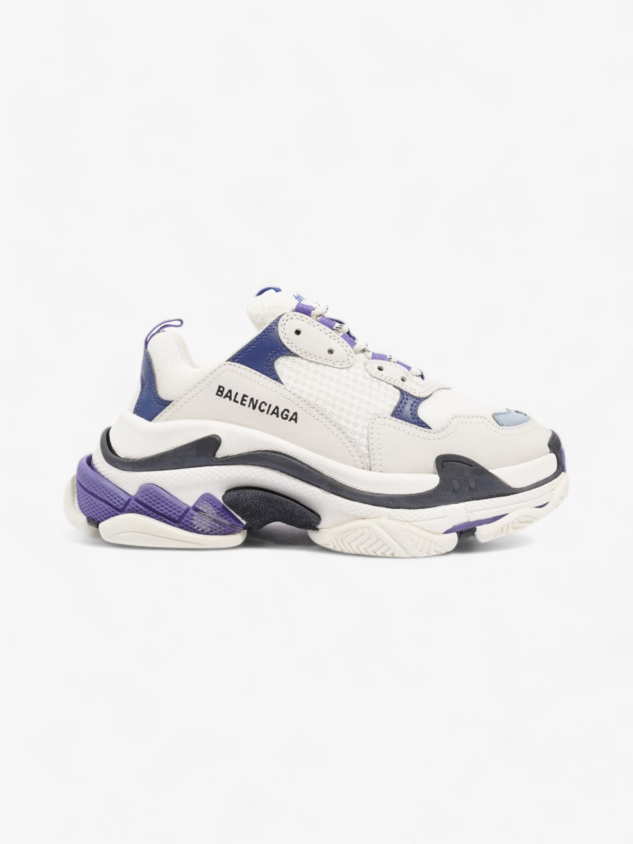 Balenciaga Triple S White / Blue / Violet Mesh EU 39 UK 6 Image 1